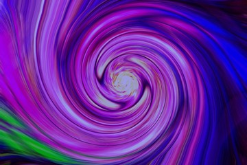 abstract fractal background, wallpaper with a curved digital colorful spiral