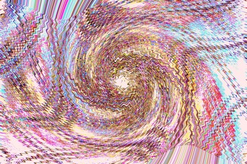 abstract fractal background, wallpaper with a curved digital colorful spiral