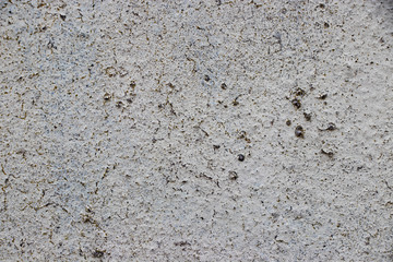 White painted cracked concrete wall texture