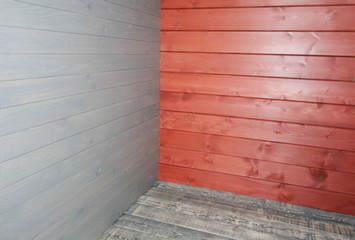 sew the walls of the frame house lining