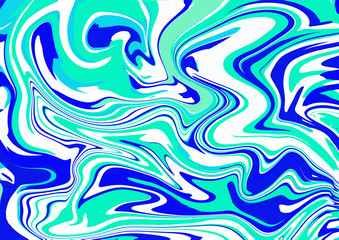 Abstract blue wave digital background