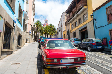 colonial town of la orotava in tenerife, Spain