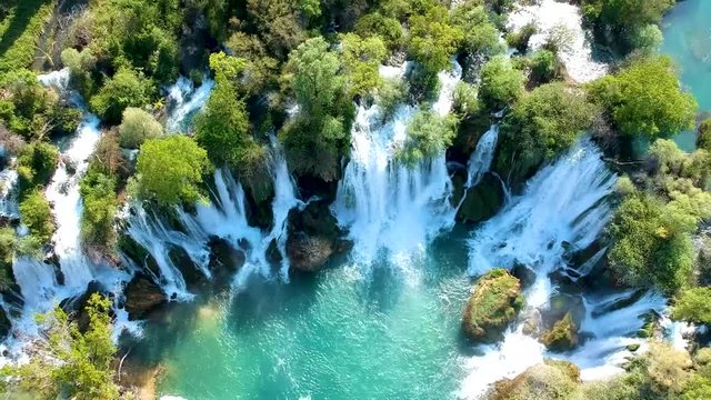 Kravica waterfalls on the Trebizat River in Bosnia and Herzegovina