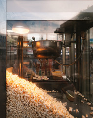 Window of a Pop Corn Street Machine