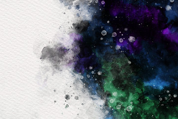 Artistic watercolor abstract background pattern