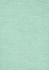 Photograph of recycle light Turquoise Kraft striped paper coarse grain crumpled grunge texture sample