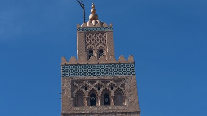 Old masjid in Marrakesh, Morocco.