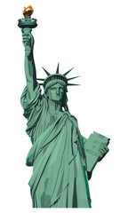 Naklejka premium Statue of Liberty