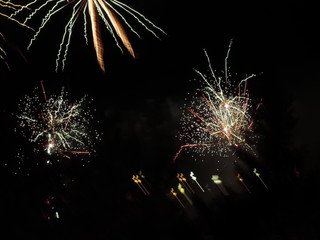 explosion de joie nocturne