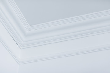 Molding on ceiling detail, interior design and architectural abstract background © Anna Studio