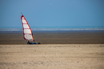 Kite Buggy on the beach