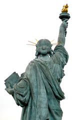 The Statue of Liberty in Paris in France