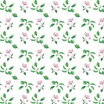  uzor iz tsvetov yabloni 21/5000 apple tree pattern