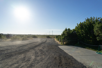 Fototapeta premium the nice sunlight with light sand stone