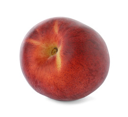 Delicious ripe sweet peach isolated on white