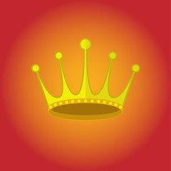 Crown design vector icon