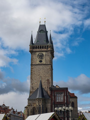 torre del municipio della città vecchia di Praga