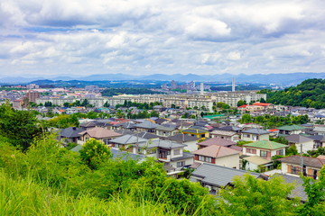 Obraz premium 有野台から岡場方面を望む、神戸市北区有野にて