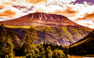  Gaustatoppen Scandinavia Skandynawia Norway Norge Norwegia Telemark Rjukan - obrazy, fototapety, plakaty