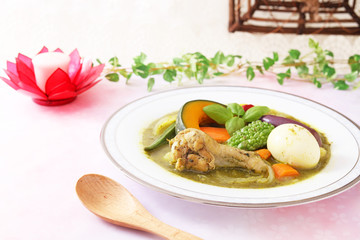 美味しそうなグリーンカレー