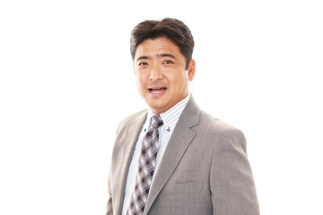 笑顔のビジネスマン