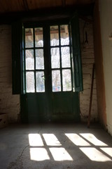 Fototapeta na wymiar door with windows