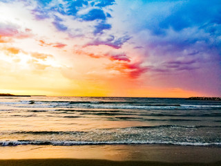 Fototapeta premium sunset on the beach