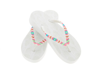 Female summer shoes.