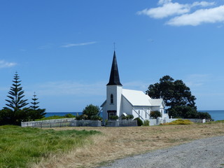 Fototapeta na wymiar church in countryside