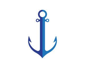 Anchor icon Logo Template vector illustration