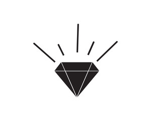 Diamond Logo Template vector icon illustration