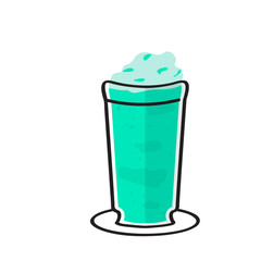 Isolated frappe icon over a white background - Vector