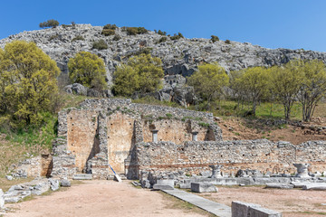 Fototapeta na wymiar Archaeological area of Philippi, Greece