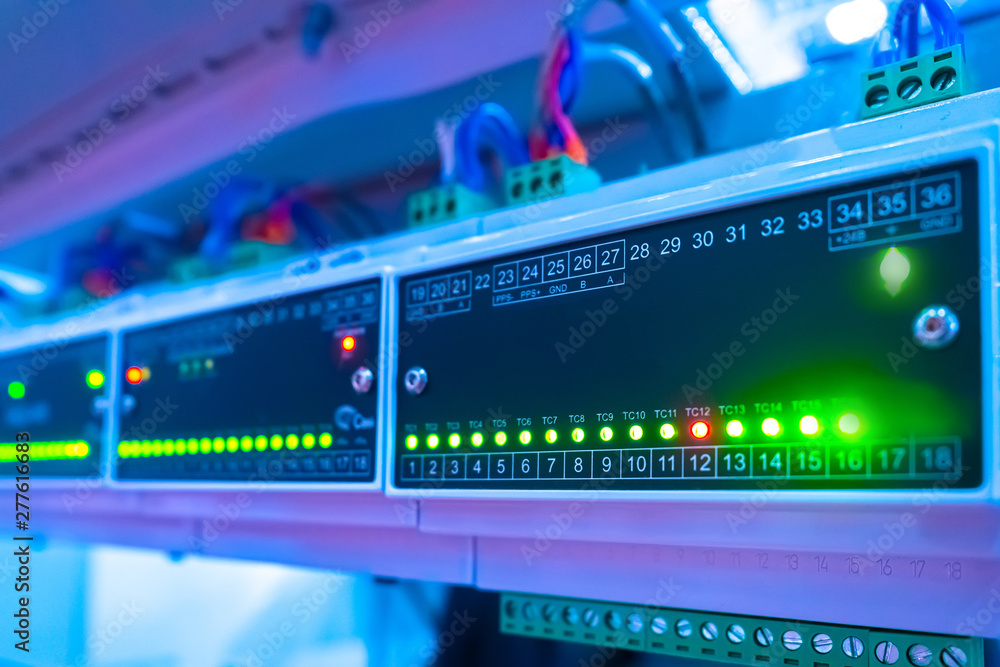 Poster module discrete multi-channel input indication. transmission of tele states on the interface. electr