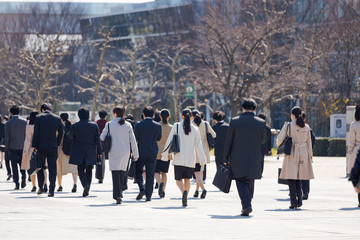 就活する大学生の風景