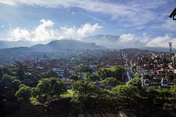 A panoramic view of the city of Medellin