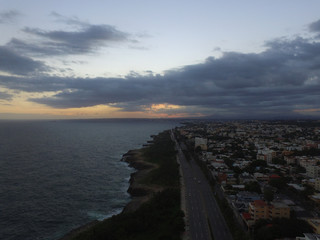 El Malecon at Sunset, Santo Domingo, DR