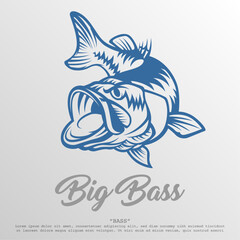 Big Bass Logo Illustration