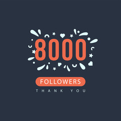 8000 followers thank you