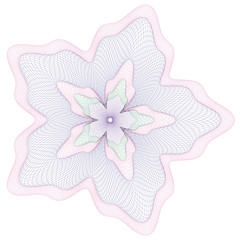 Watermark guilloche security design background diploma, certificate,