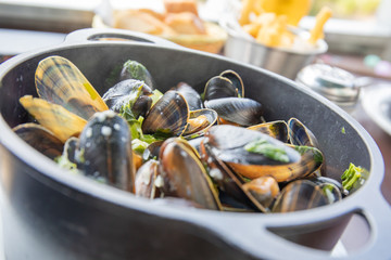 ムール貝の料理