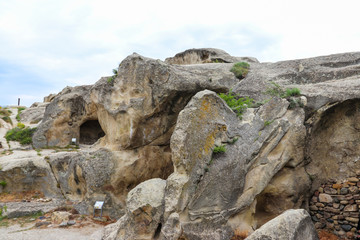 Old cave city Uplistsikhe in Caucasus mountains, Georgia