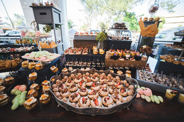 appetizers on a table