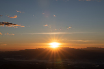 Beautiful colorful sky. Sky background