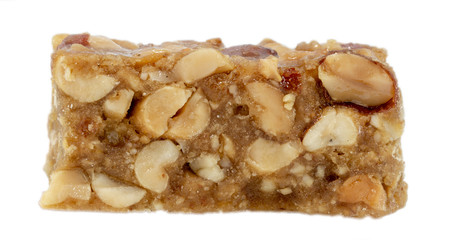 Typical peanut candy from Brazil, called boy foot, with white background in high resolution. Brazilian sweet, state of Minas Gerais. Sweet known in Brazilian Portuguese as Pé de Moleque.