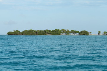 tropical island in the sea