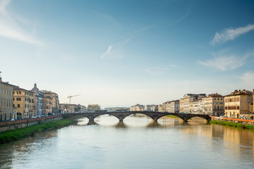 Ponte Santa Trinita in Florence Italy