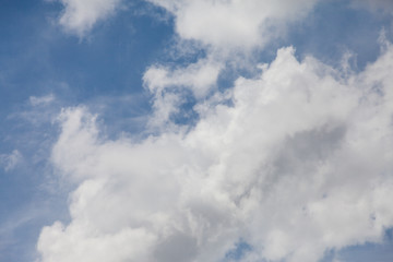 Blue sky with cloud.