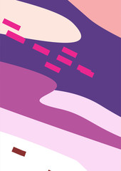 Colorful Simple Abstract Digital Arts / Paintings / Backgrounds / Illustrations