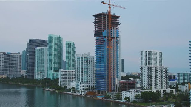 Elysee Miami construction stages July 2019